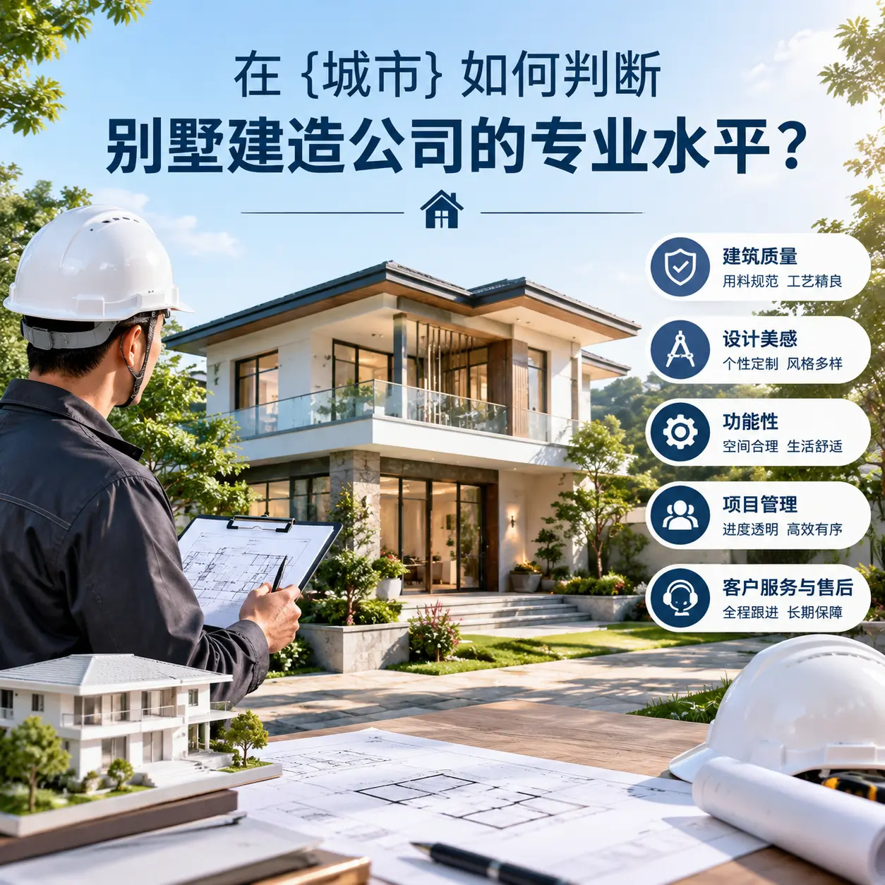 在 贵阳 如何判断别墅建造公司的专业水平？