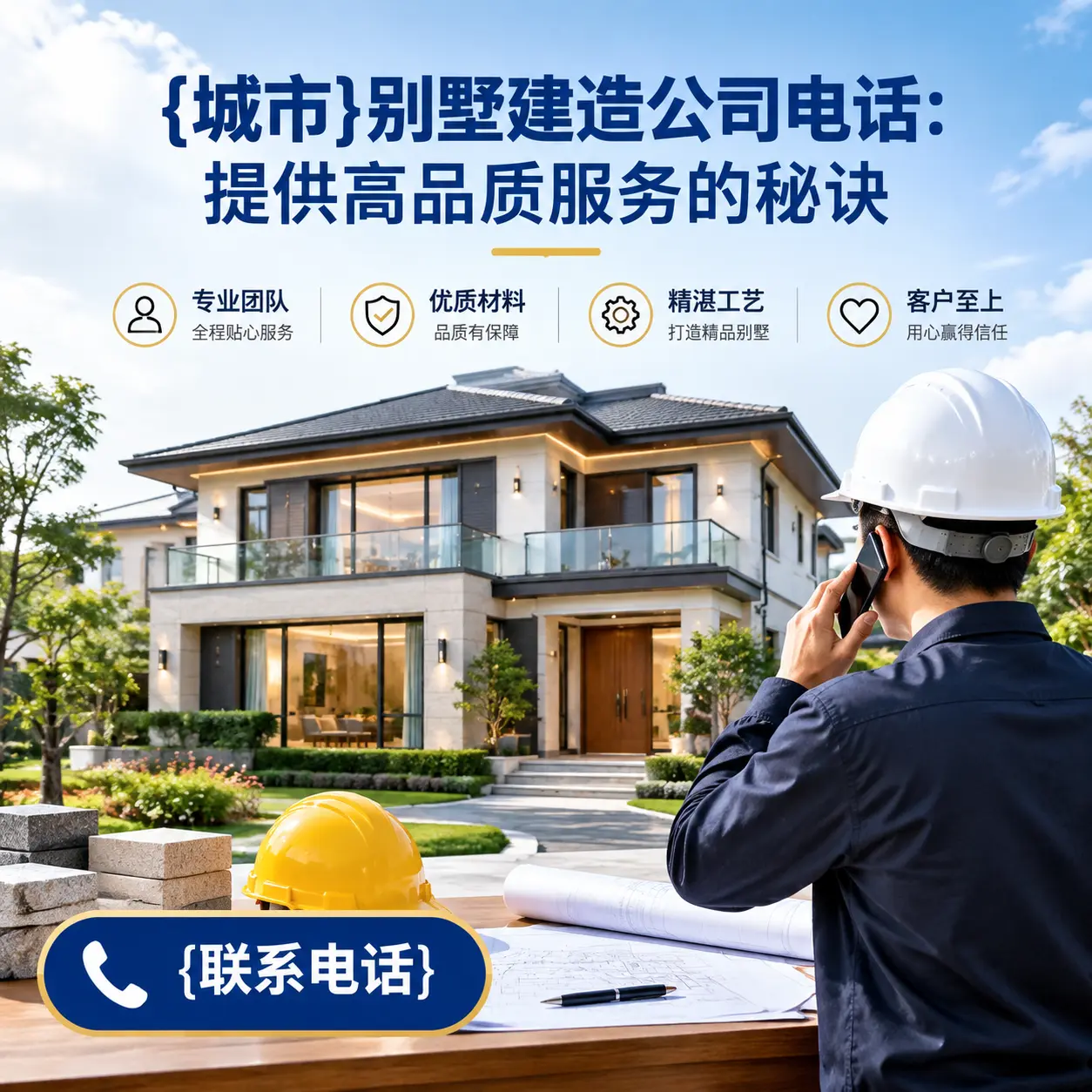贵阳别墅建造公司电话：提供高品质服务的秘诀