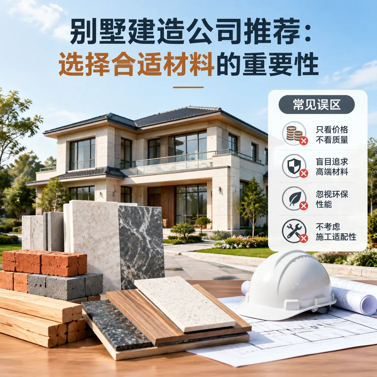 别墅建造公司推荐：选择合适材料的重要性