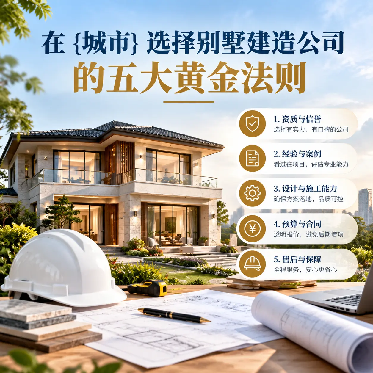 在 贵阳 选择别墅建造公司的五大黄金法则