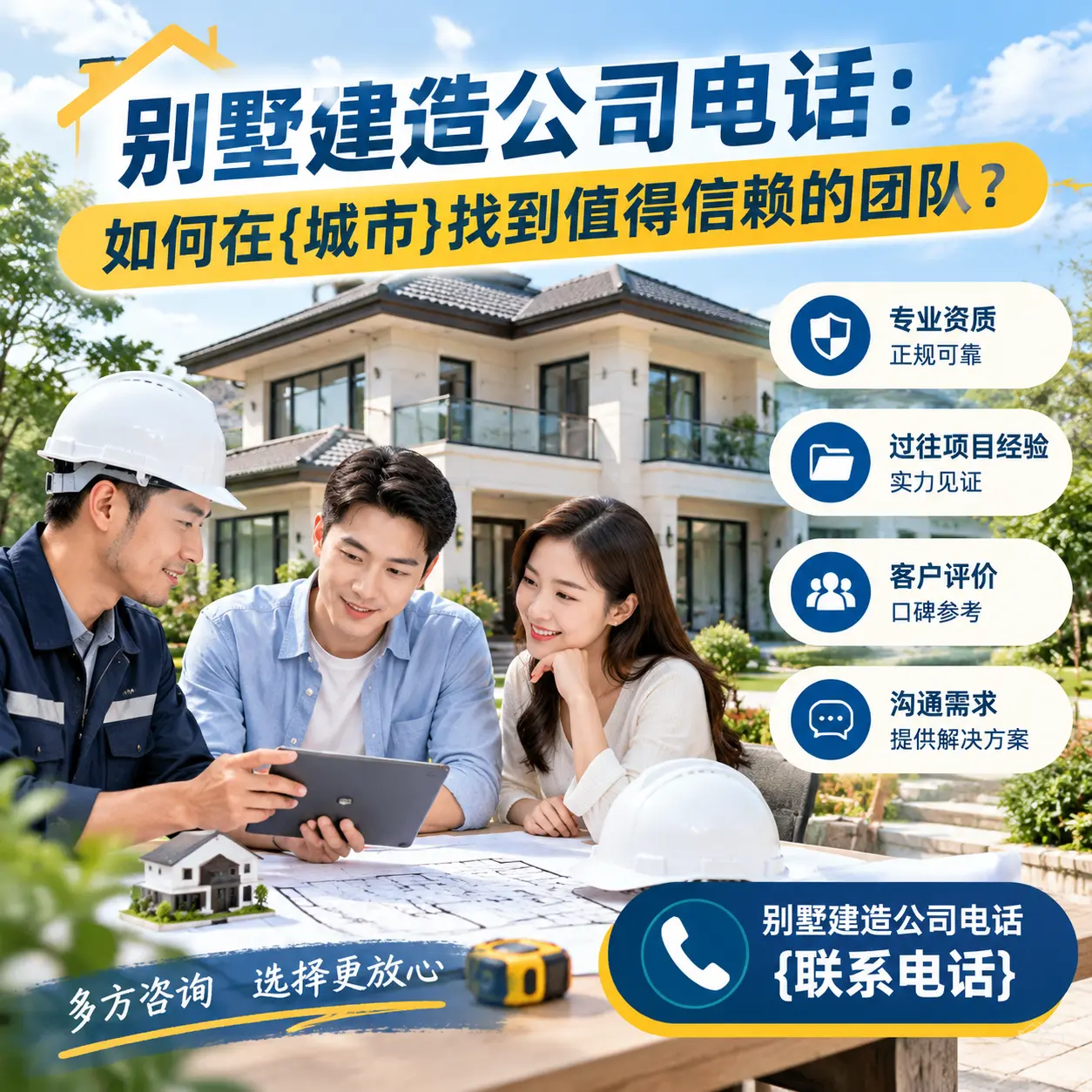 别墅建造公司电话：如何在贵阳找到值得信赖的团队？