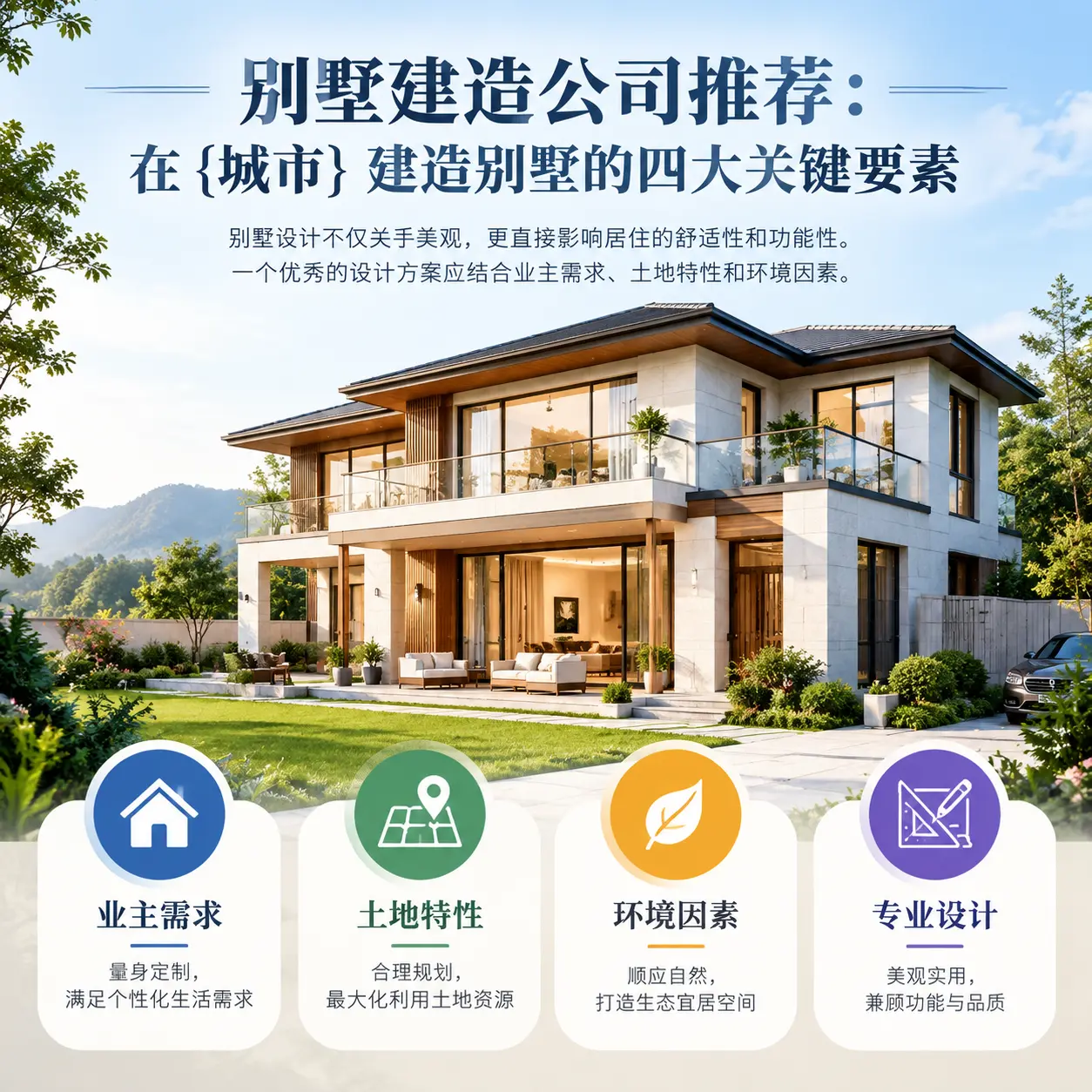 别墅建造公司推荐:在 贵阳 建造别墅的四大关键要素