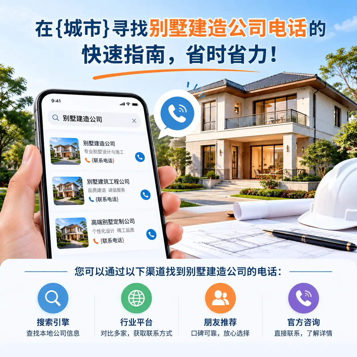 在贵阳寻找别墅建造公司电话的快速指南，省时省力！