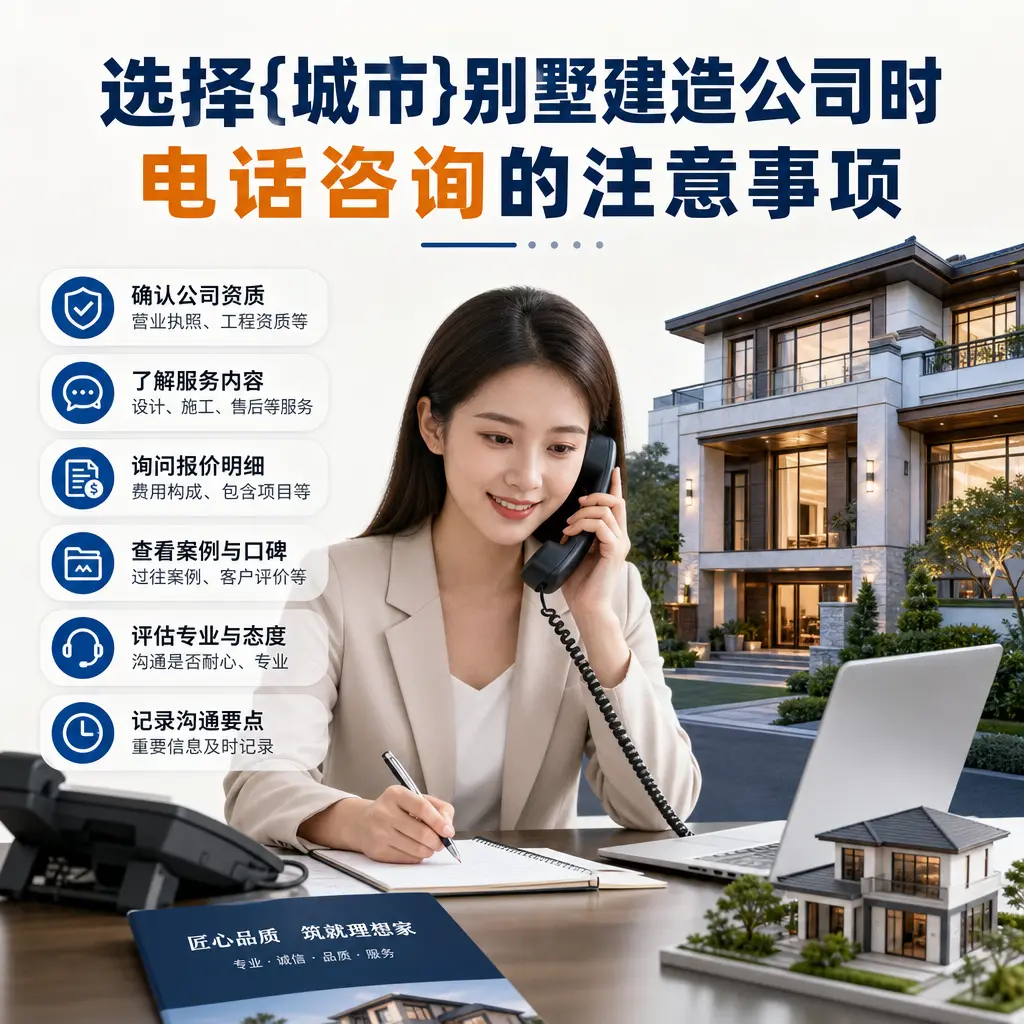 选择贵阳别墅建造公司时，电话咨询的注意事项
