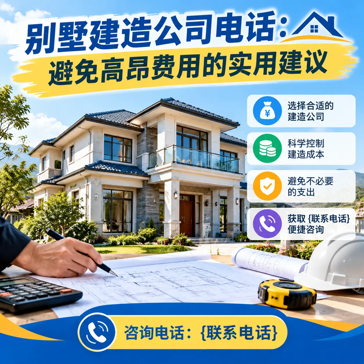 贵阳别墅建造公司电话:避免高昂费用的实用建议