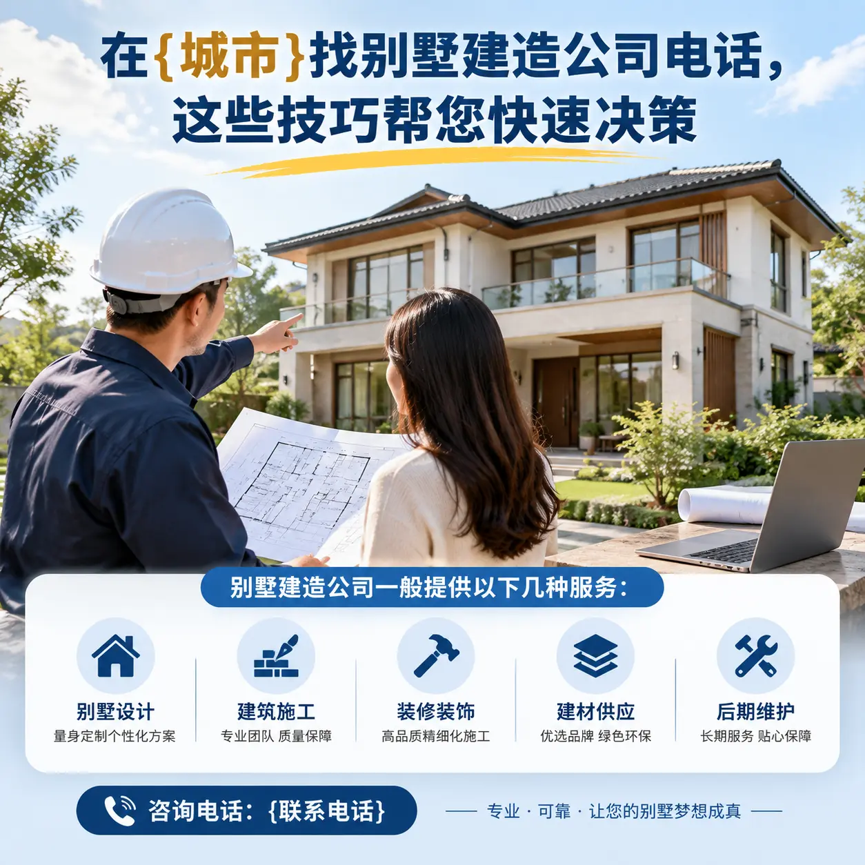 在贵阳找别墅建造公司电话，这些技巧帮您快速决策
