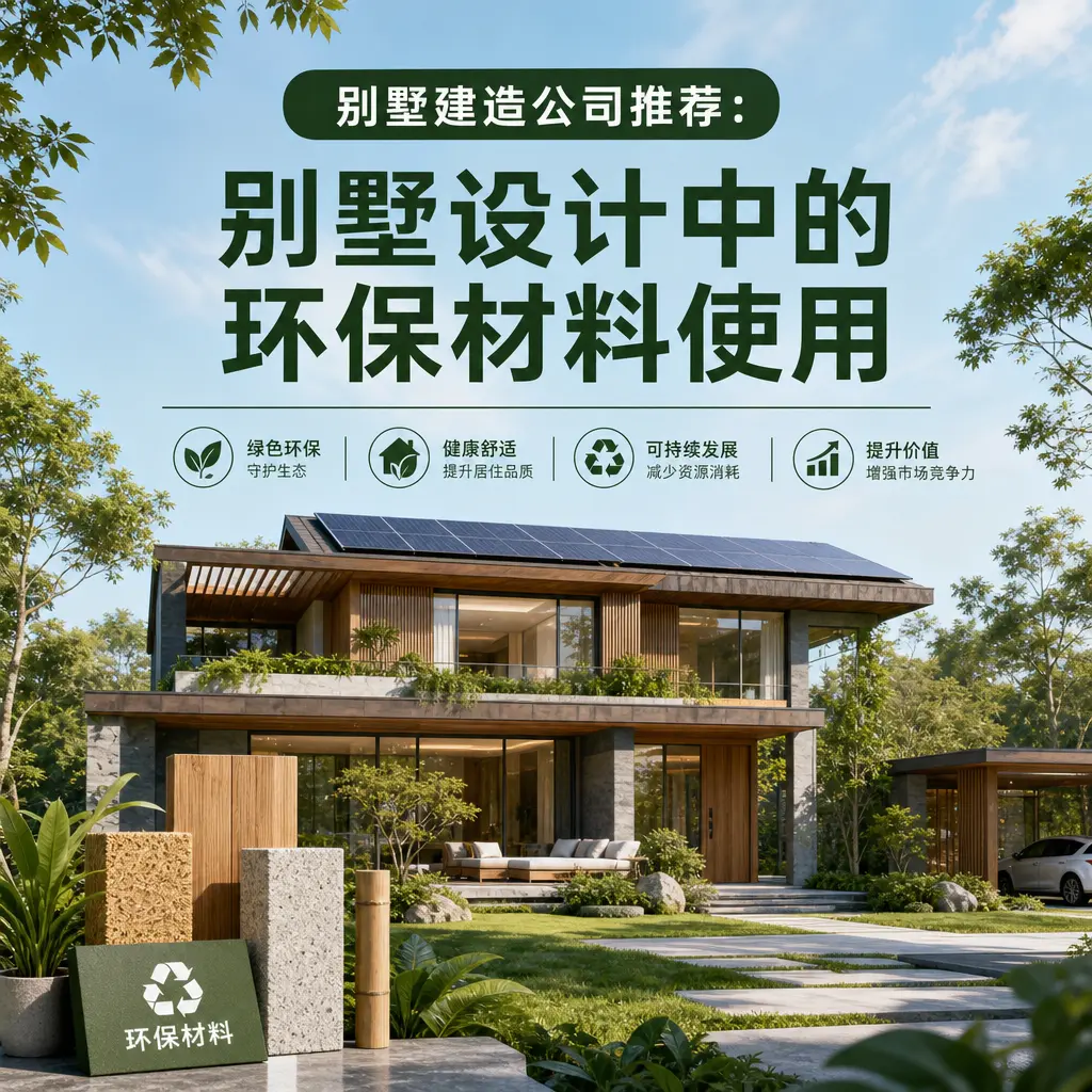 别墅建造公司推荐： 贵阳 别墅设计中的环保材料使用