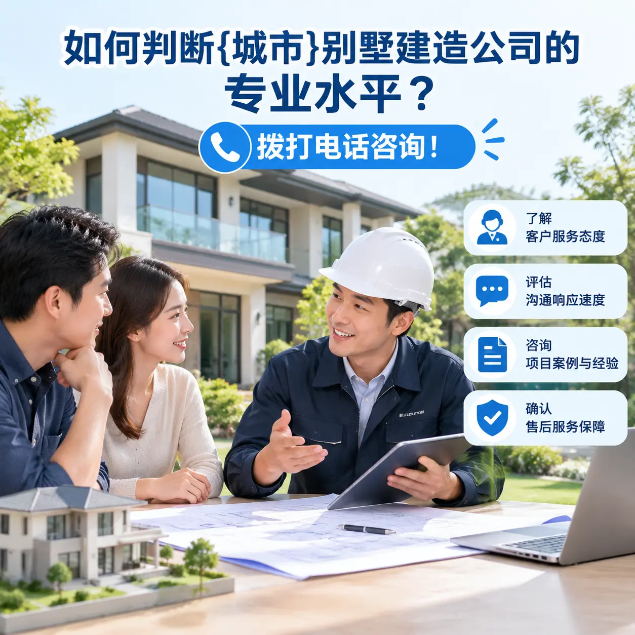 如何判断贵阳别墅建造公司的专业水平?拨打电话咨询!